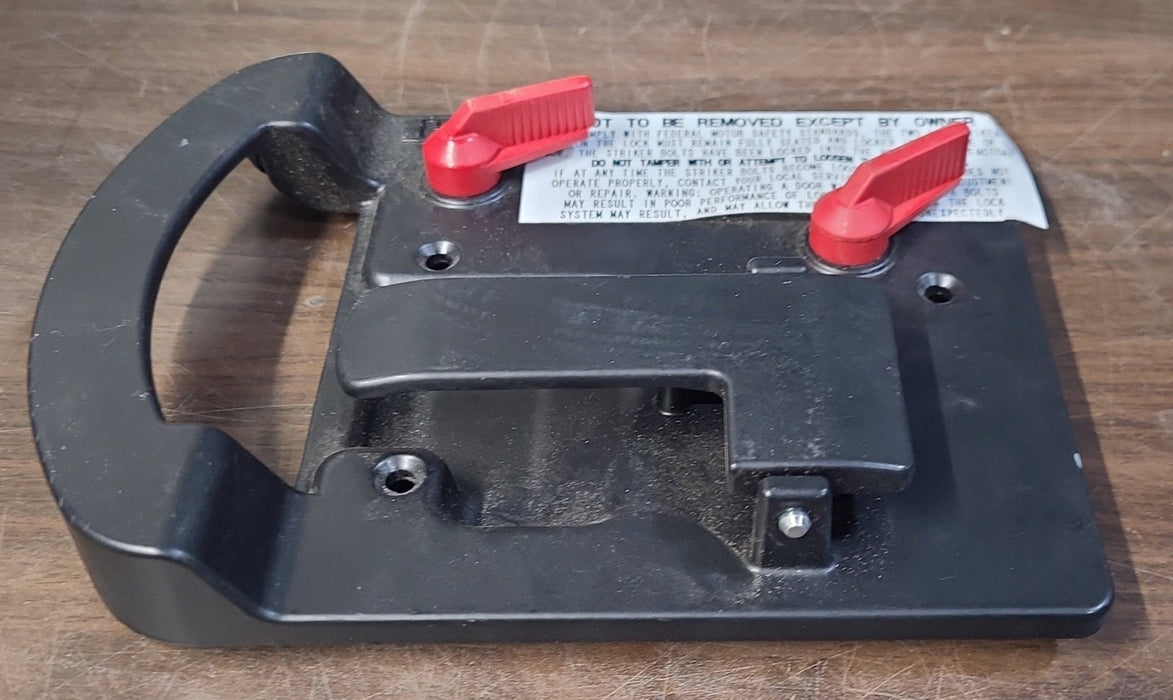 Used RV Entry Door Lock- BASE PLATE ONLY