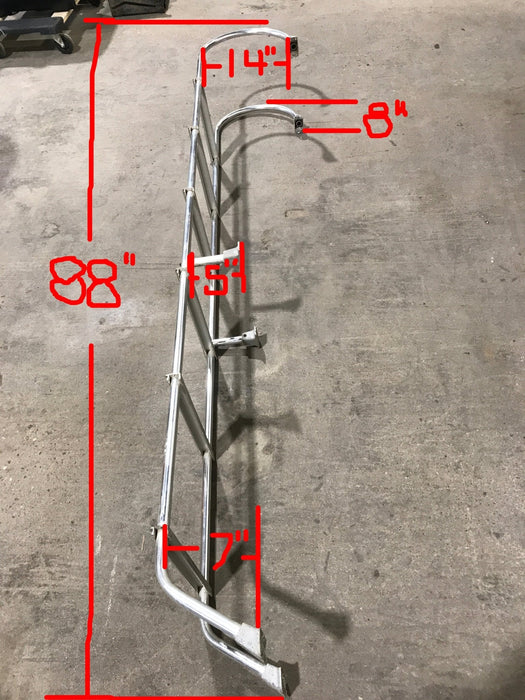 Used RV Exterior Ladder - Aluminum - 88" H x 14" W