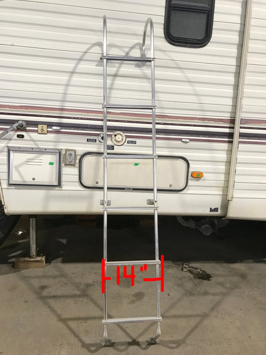 Used RV Exterior Ladder - Aluminum - 88" H x 14" W