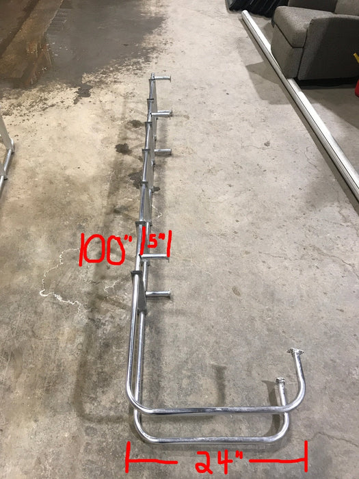 Used RV Exterior Ladder Rail - Aluminum - 100" H