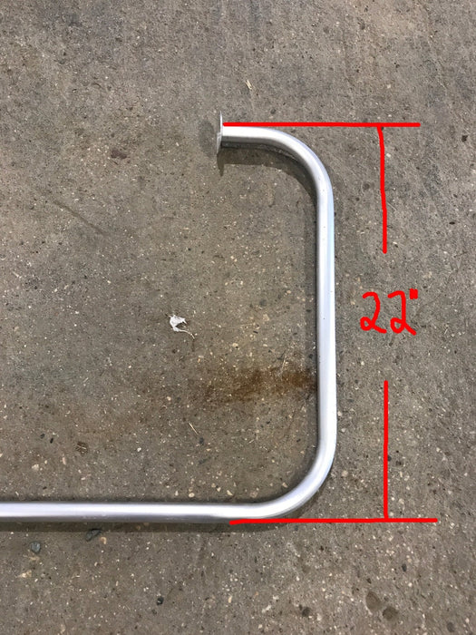 Used RV Exterior Ladder Rail - Aluminum - 109" H
