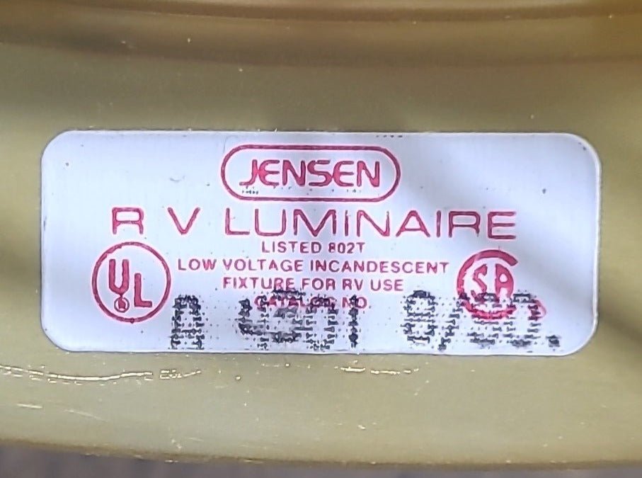 USED RV Interior Bullet/ Reading Light Fixture *SINGLE*