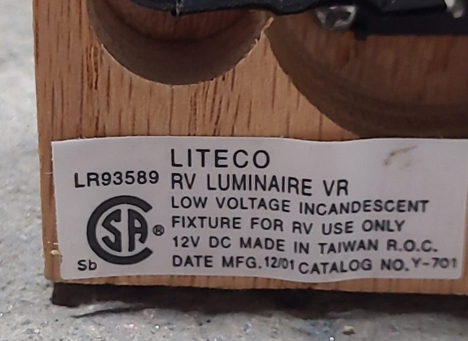 USED RV Interior Bullet/ Reading Light Fixture *SINGLE* RV Luminaire LR93589