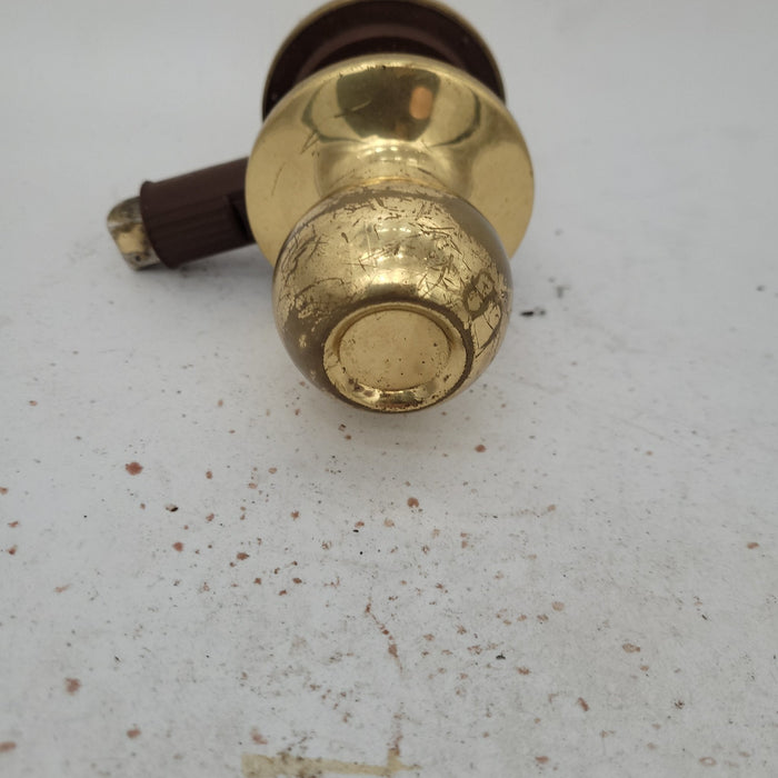 Used RV Interior Door Knob 1 1/2" Wall 2 1/2" Latch