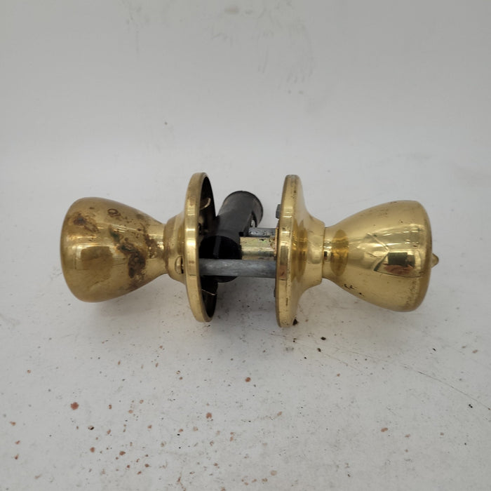 Used RV Interior Door Knob 1 1/2" Wall 2 1/2" Latch Locking