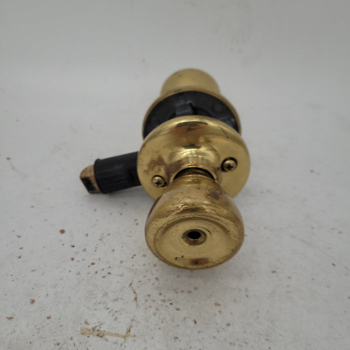 Used RV Interior Door Knob 1 1/2" Wall 2 1/2" Latch Locking