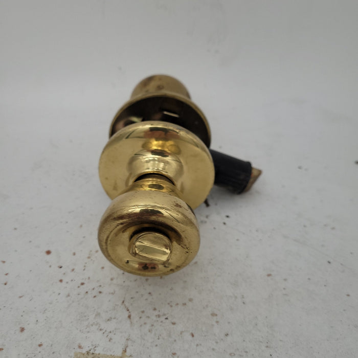 Used RV Interior Door Knob 1 1/2" Wall 2 1/2" Latch Locking