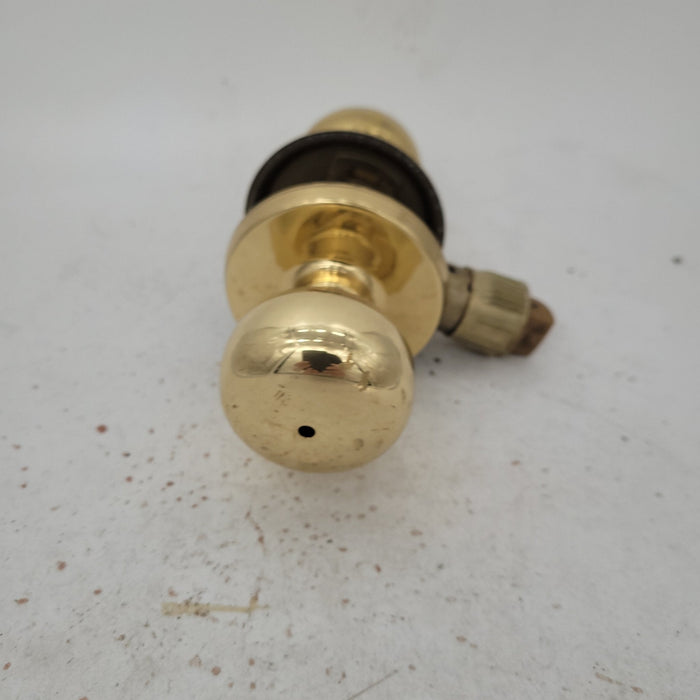 Used RV Interior Door Knob 1 1/2" Wall 2 1/2" Latch Locking