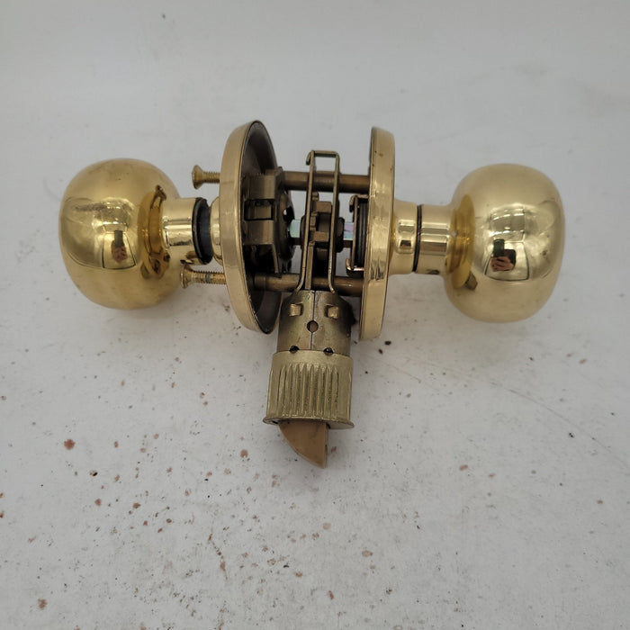 Used RV Interior Door Knob 1 1/2" Wall 2 1/2" Latch Locking