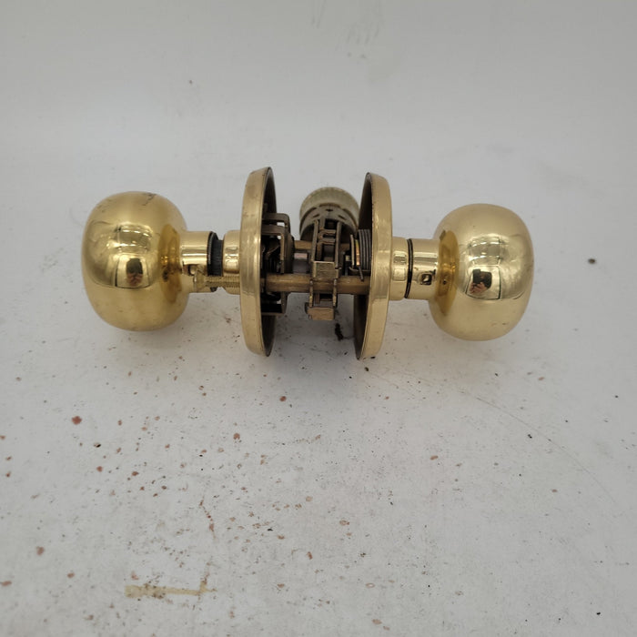Used RV Interior Door Knob 1 1/2" Wall 2 1/2" Latch Locking