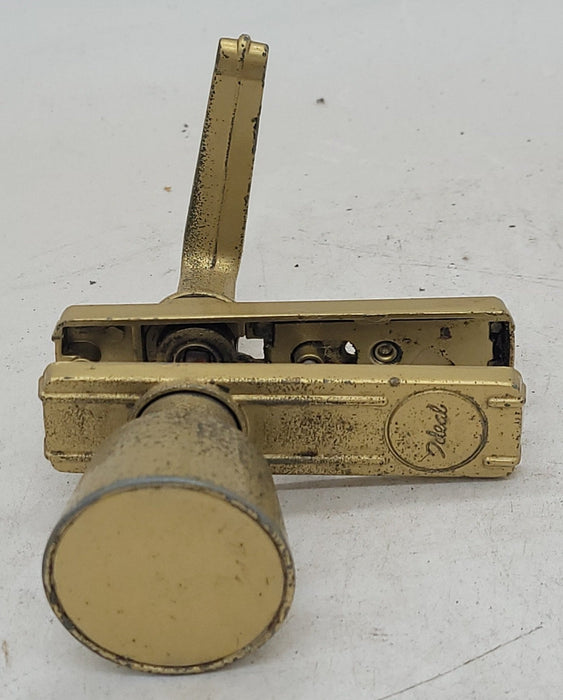 Used RV Interior Door Knob 5/8" Wall 3 1/2" Base- Locking - Young Farts RV Parts