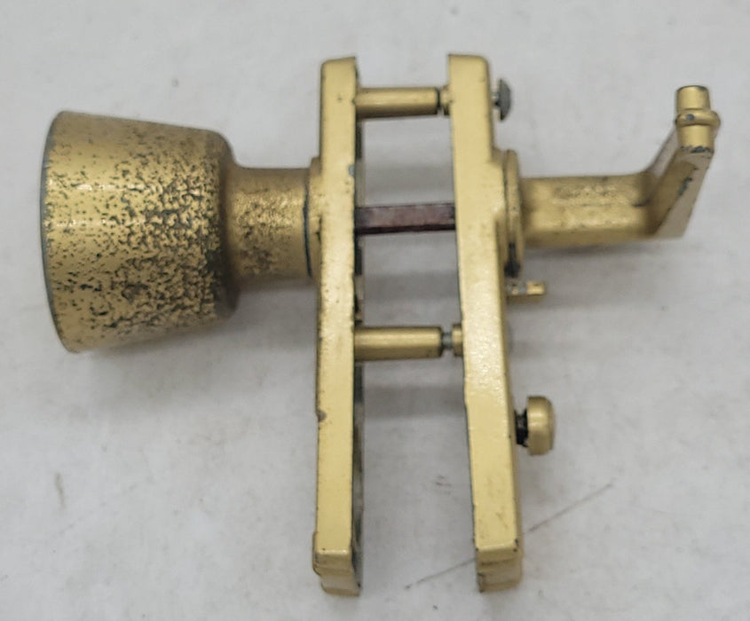 Used RV Interior Door Knob 5/8" Wall 3 1/2" Base- Locking - Young Farts RV Parts