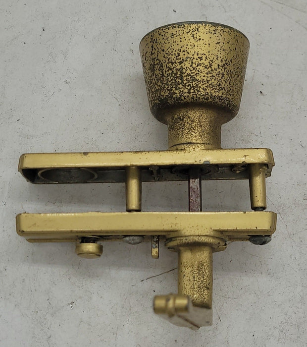 Used RV Interior Door Knob 5/8" Wall 3 1/2" Base- Locking - Young Farts RV Parts