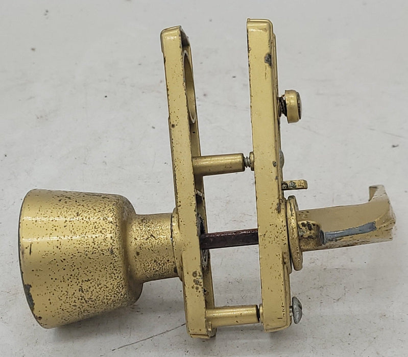 Used RV Interior Door Knob 5/8" Wall 3 1/2" Base- Locking - Young Farts RV Parts
