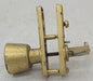 Used RV Interior Door Knob 5/8" Wall 3 1/2" Base- Locking - Young Farts RV Parts