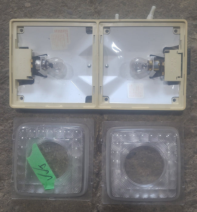 Used RV interior light Fixture - 30-73-020 - *DOUBLE*