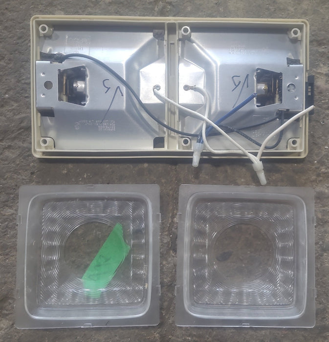 Used RV interior light Fixture - 30-73-020 - *DOUBLE*