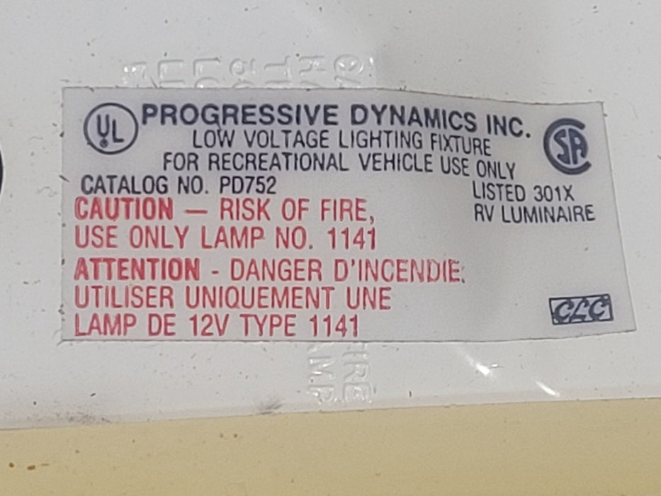 Used RV interior light Fixture - *DOUBLE*