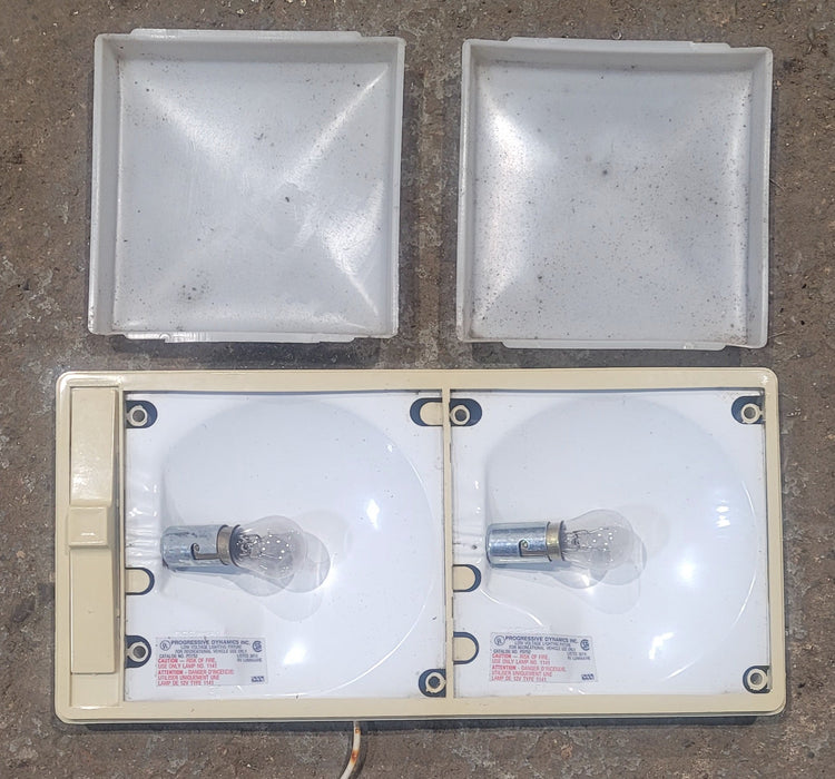 Used RV interior light Fixture - *DOUBLE*