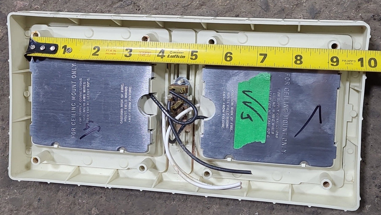 Used RV interior light Fixture - LR 36513 - *DOUBLE*