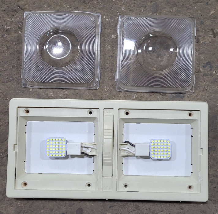 Used RV interior light Fixture - LR 36513 - *DOUBLE*