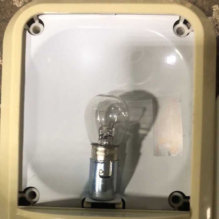 USED RV Interior Light Fixture *SINGLE* OFF-WHITE LR96696