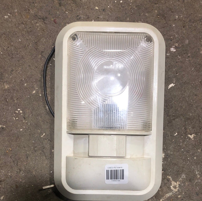 USED RV Interior Light Fixture *SINGLE* OFF-WHITE LR96696