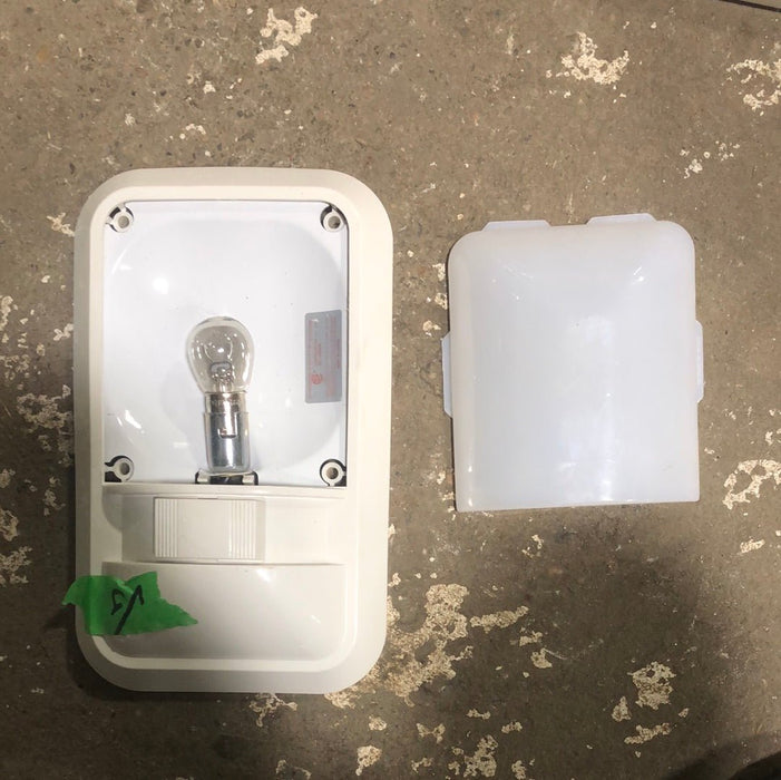 USED RV Interior Light Fixture *SINGLE* WHITE LR96696