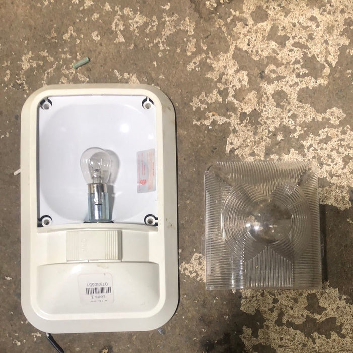 USED RV Interior Light Fixture *SINGLE* WHITE LR96696