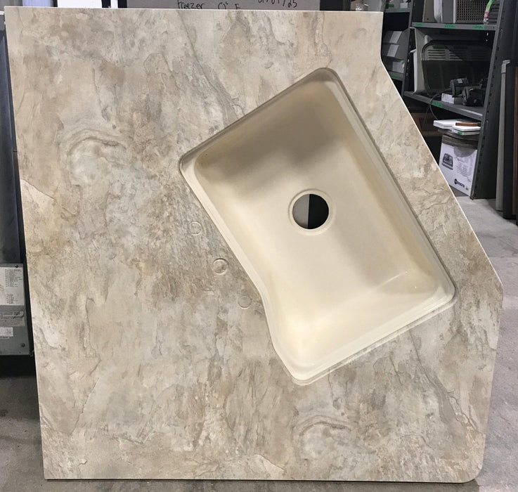 Used RV Island Counter Top 41 1/2" W X 40 3/4" L