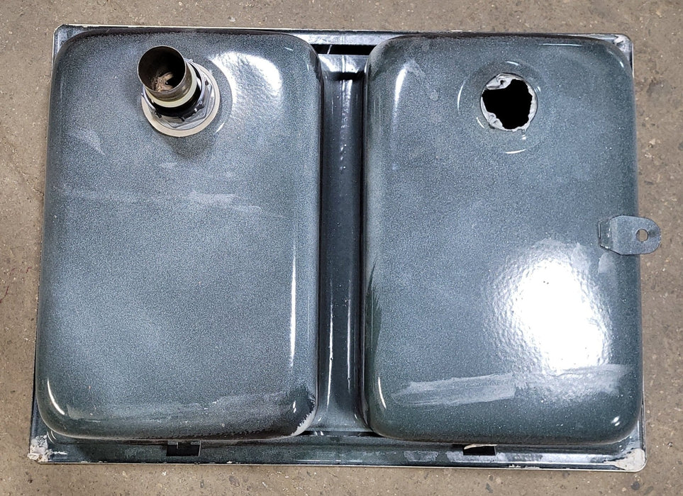 Used Double Kitchen Sink 24 1/2” W X 18” L
