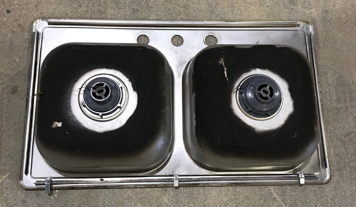 Used RV Kitchen Sink 33” W X 19” L - Young Farts RV Parts