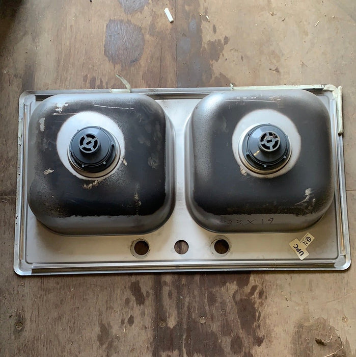 Used RV Kitchen Sink 33” W X 19” L