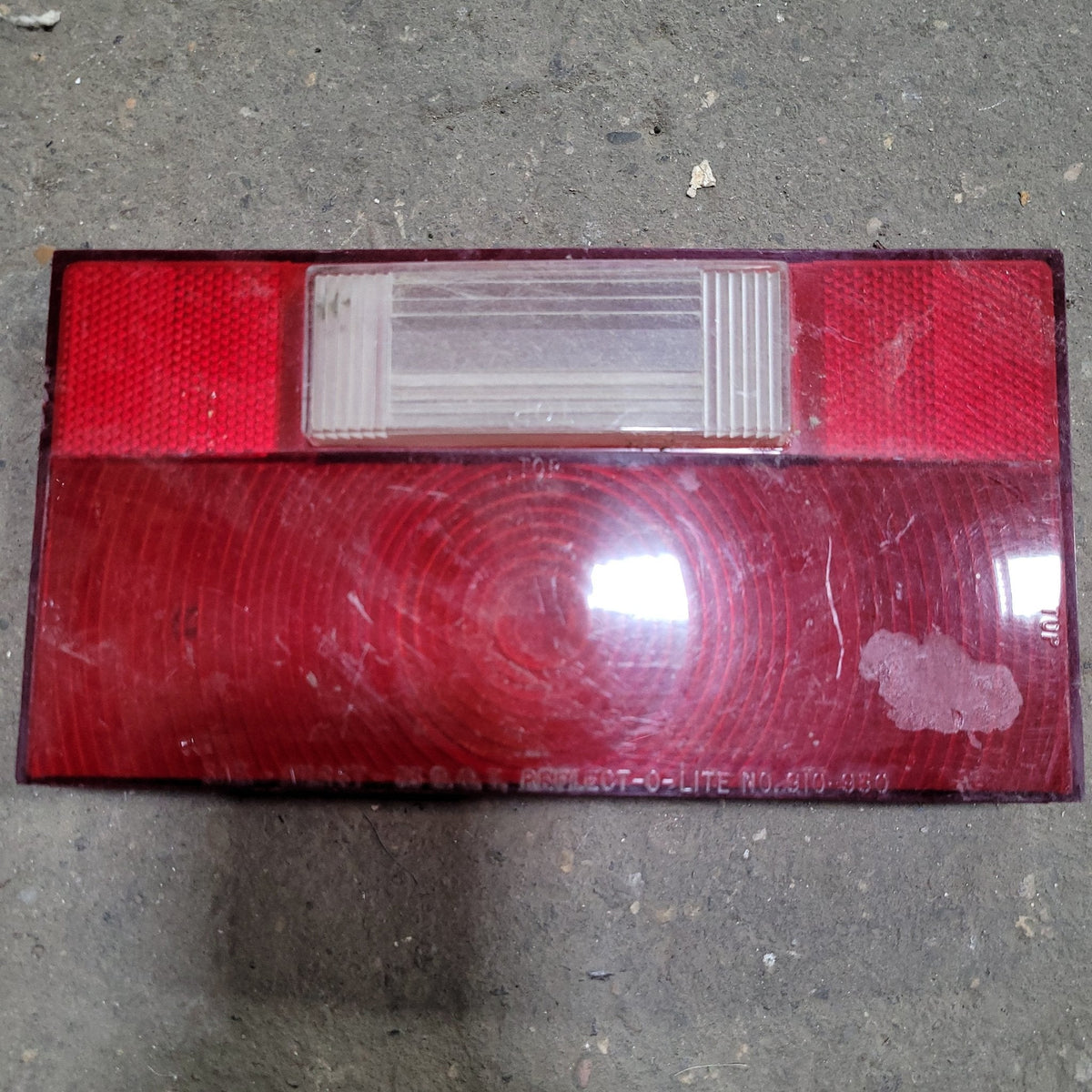 Used RV Passenger Side Tail Light Assembly Replacement Lens — RV Part