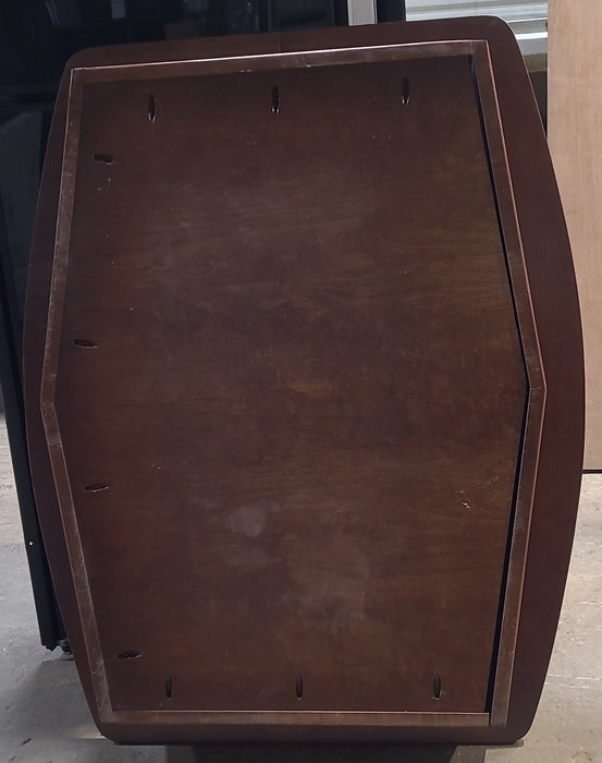 Used RV Pedestal Mount Folding Table Top 37 1/2" x 30" -With Slide out Extension