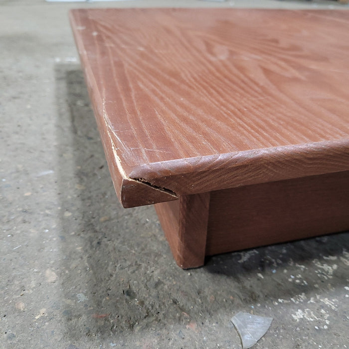 Used RV Pedestal Mount Table Top 26" W X 36" L- Pull out Leaf