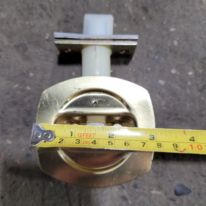 Used RV Pocket Door Brass Privacy Lock - Young Farts RV Parts