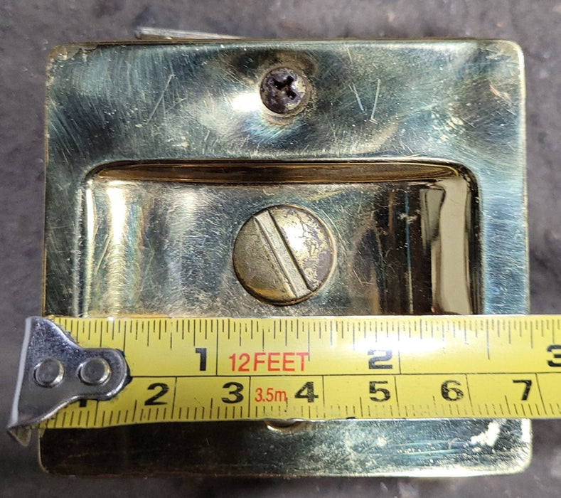 Used RV Pocket Door Brass Privacy Lock - Young Farts RV Parts