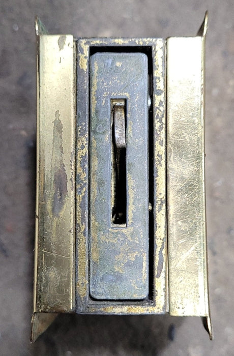 Used RV Pocket Door Brass Privacy Lock - Young Farts RV Parts
