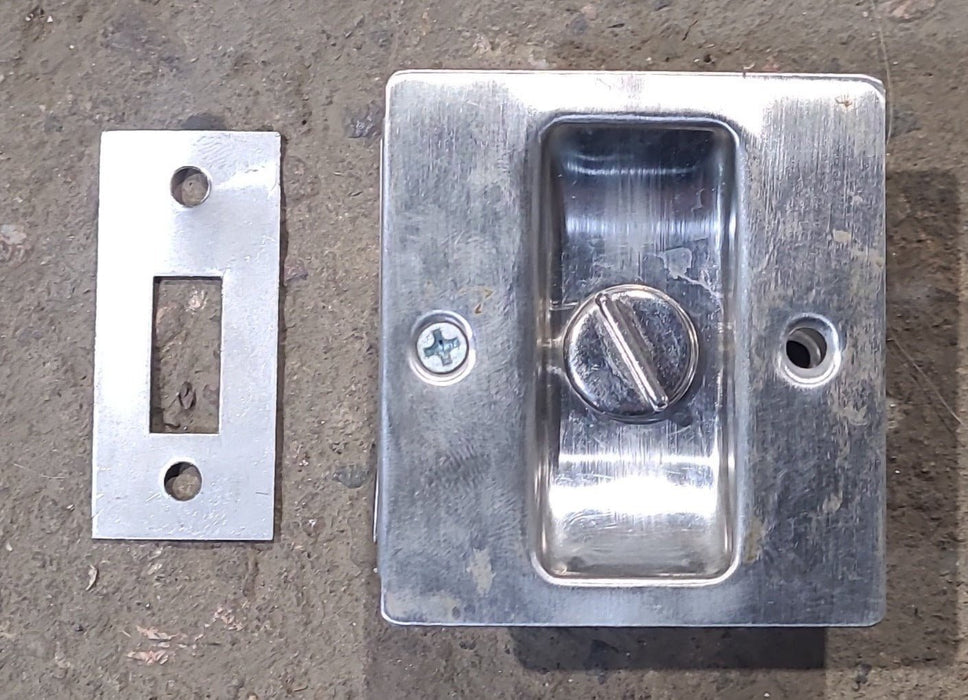 Used RV Pocket Door Chrome Privacy Lock