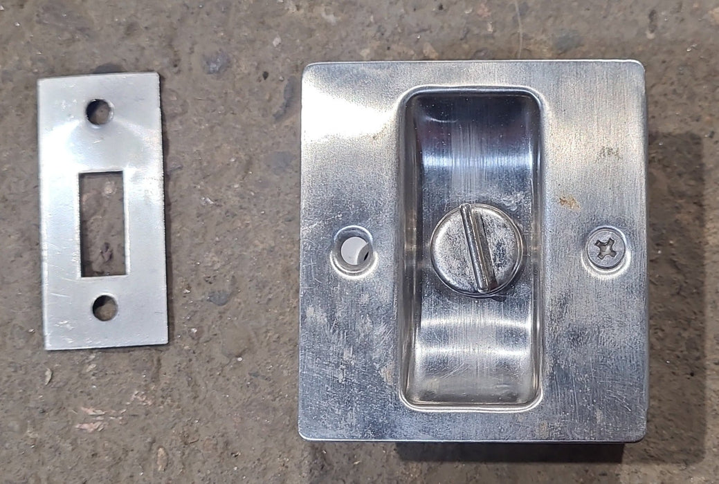 Used RV Pocket Door Chrome Privacy Lock