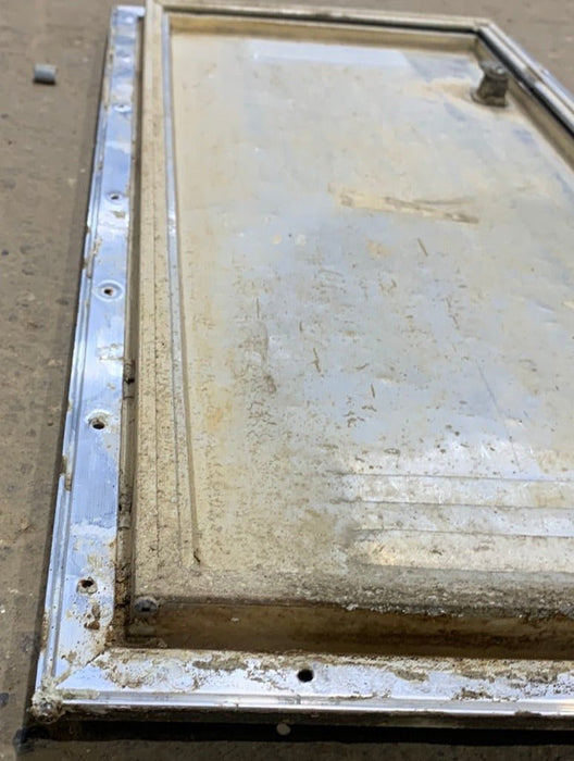 Used RV Radius Battery / Propane Cargo Door 10 7/8" x 26" x 5/8" D - Young Farts RV Parts