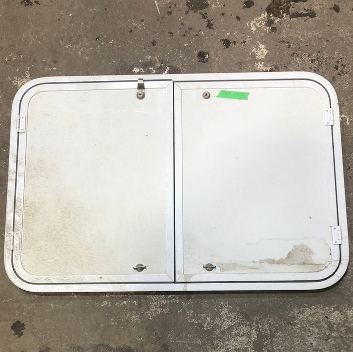 Used RV Radius Battery / Propane Cargo Door 24 x 36