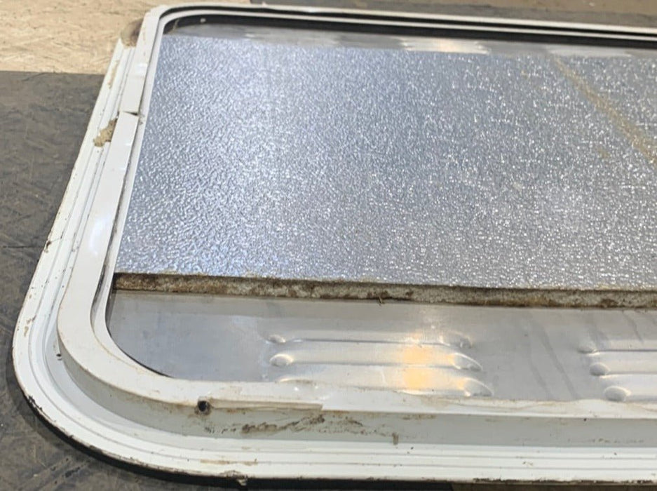 Used RV Radius Battery / Propane Cargo Door 29 3/4" X 25 7/8" X 1/2"D