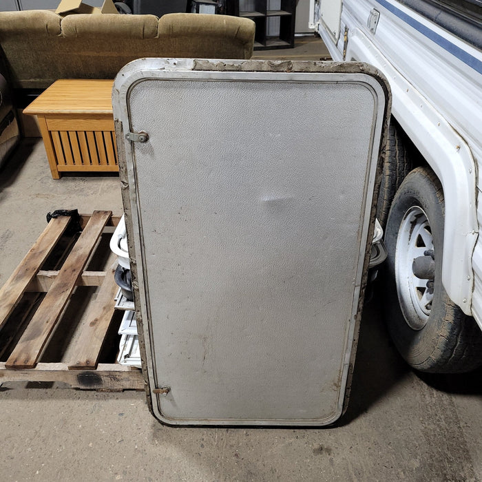 Used RV Radius Battery / Propane Cargo Door 39 3/4 X 29 3/4 X 3/4"D