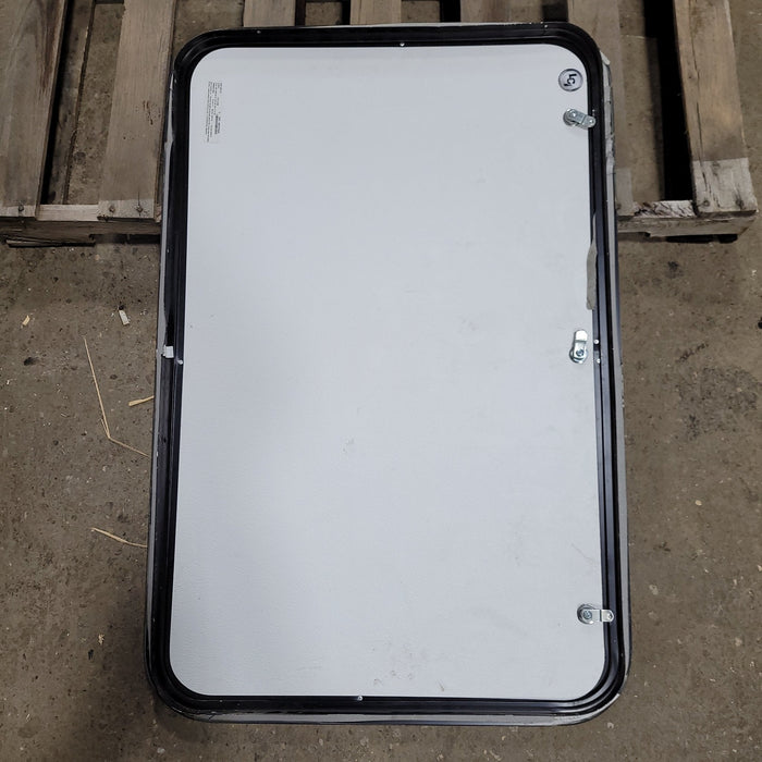 Used RV Radius Battery / Propane Cargo Door 40 x 26