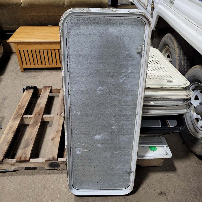 Used RV Radius Battery / Propane Cargo Door 42 X 16 - Young Farts RV Parts