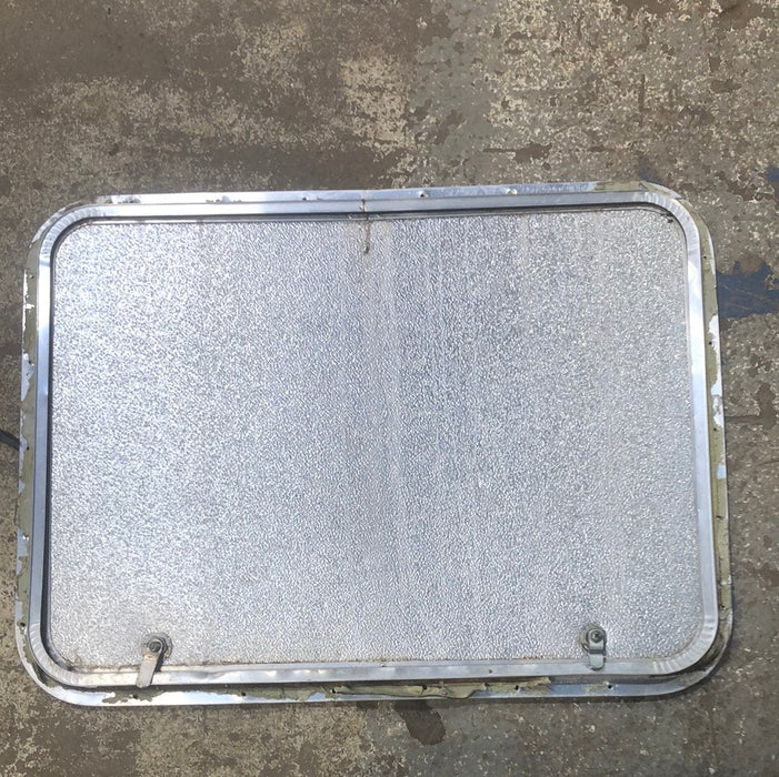 Used RV Radius Cargo / compartment Door 22 x 30