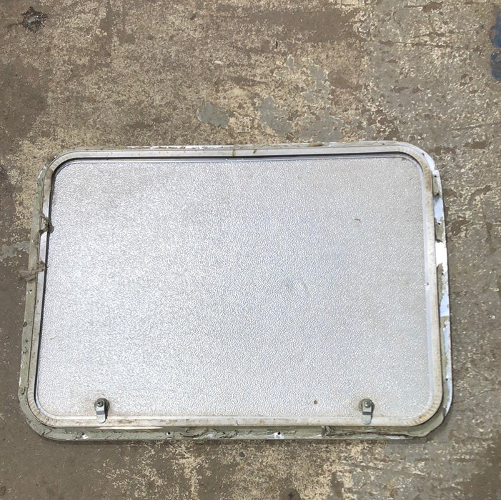 Used RV Radius Cargo / compartment Door 22 x 30
