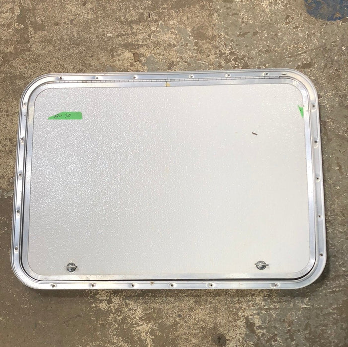 Used RV Radius Cargo / compartment Door 22 x 30 - Young Farts RV Parts